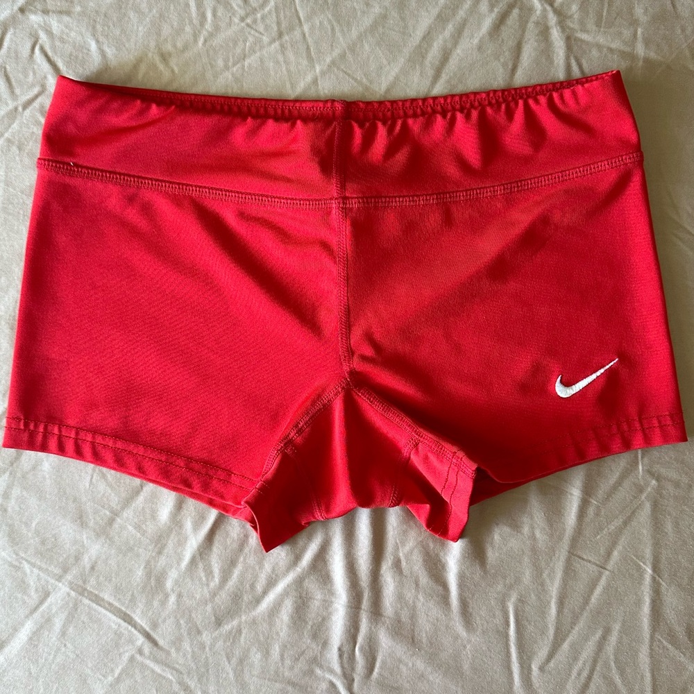 Nike Women's Red Athletic Shorts